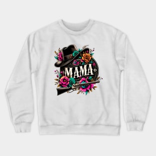 Strong Mama Mommy Mom Mother's Day Best Gift 2024 Crewneck Sweatshirt